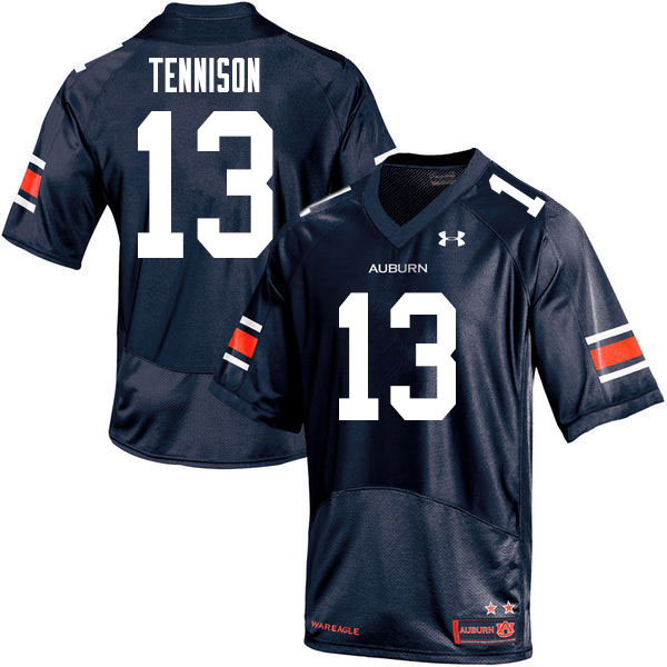 Men's Auburn Tigers #13 Ladarius Tennison Navy 2020 College Stitched Football Jersey
